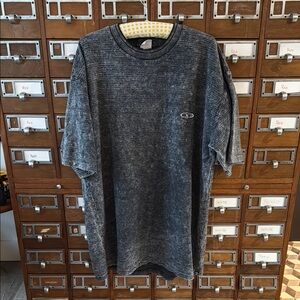 Vintage 90’s OP T-shirt Cotton Stonewash Grey Surf brand Size Extra Large